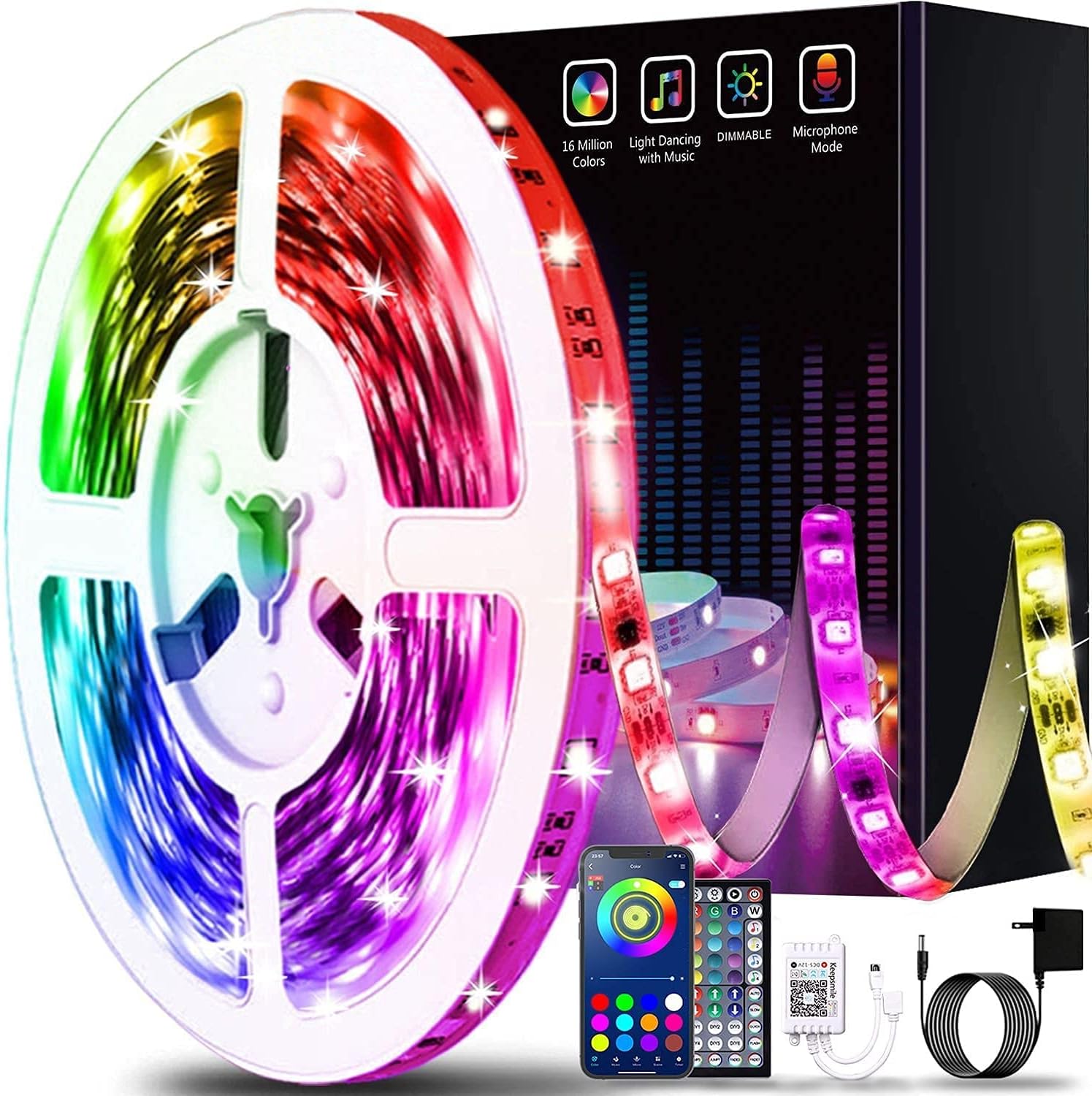 Under Cabinet LED Strip Lights 
                            RGB LED Strip Lights for Home Decor 
                            LED Strip Lights with Remote Control
                            